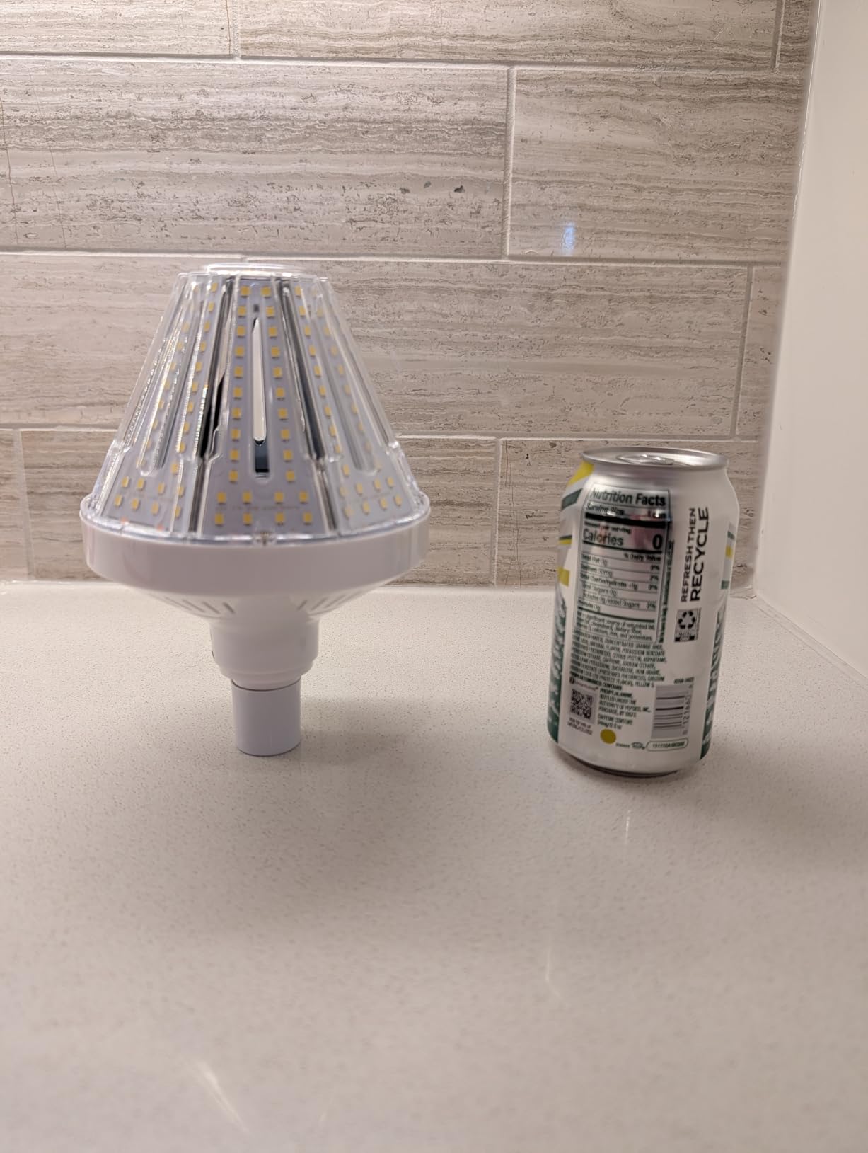80W LED Corn Light Bulb 2-Pack, 5000K Daylight White Lamp, 12000 Lumen LED Corn Bulbs, 600W Equivalent, E26/E39 Medium Mogul Base, Large Area Lights For Outdoor Indoor Garage Warehouse Factory Workshop customer photo 1