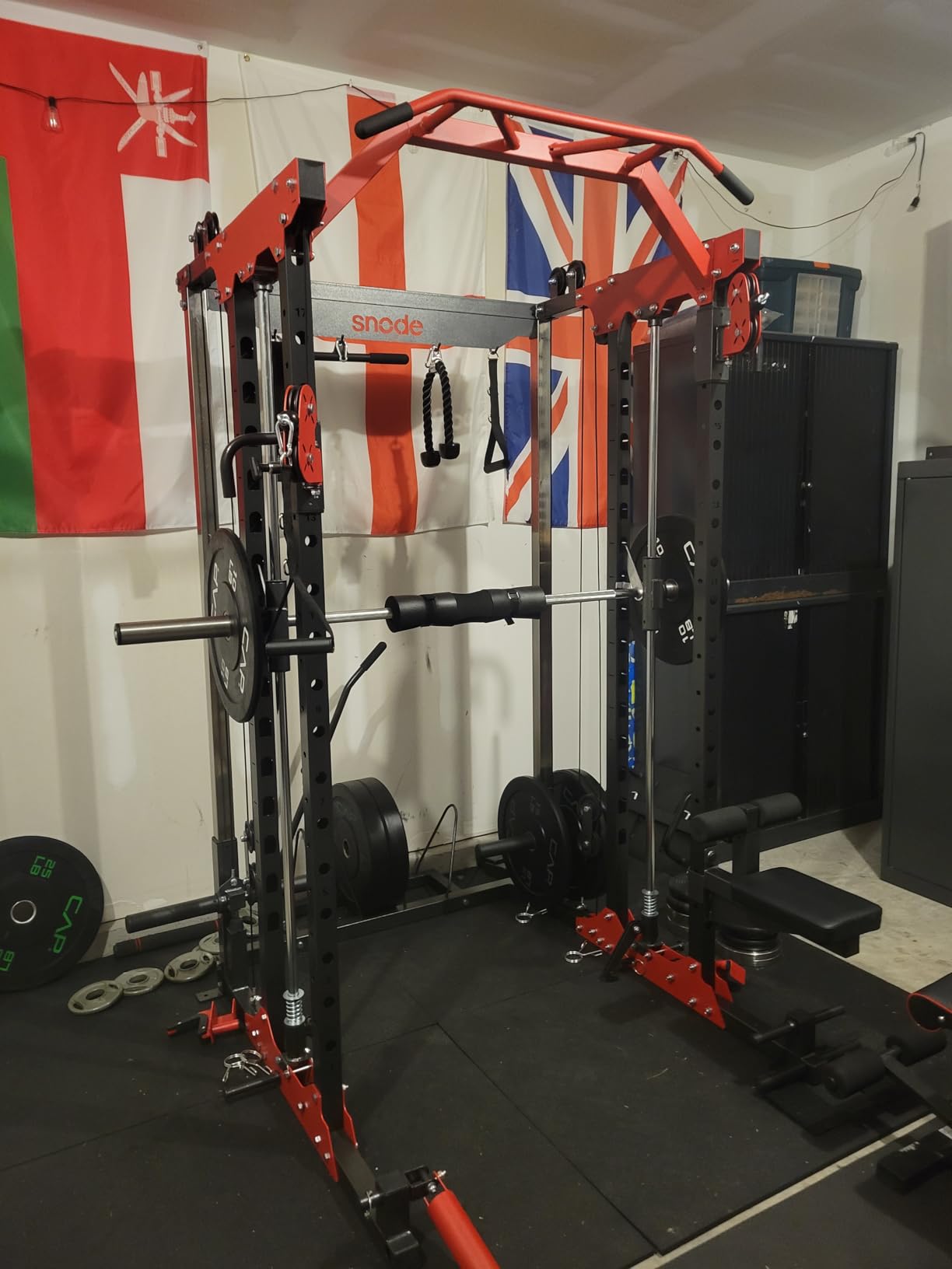 ALL10 All-in-One Smith Machine with Weight Stack and Cable Crossover System Home Gym Equipment customer photo 2