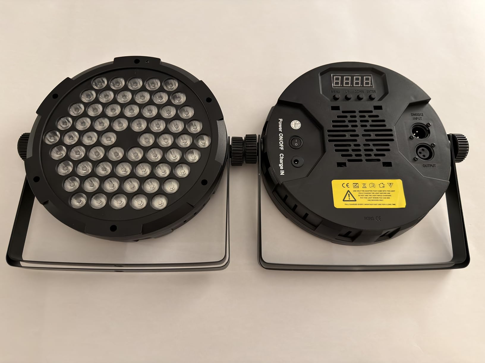 2Pack 90W Battery Powered Par Lights with Remote and DMX Control | 20H Single-color 5H Charging, Battery Uplight, Remote and DMX Control for Event Wedding Church Concert Band Club customer photo 1