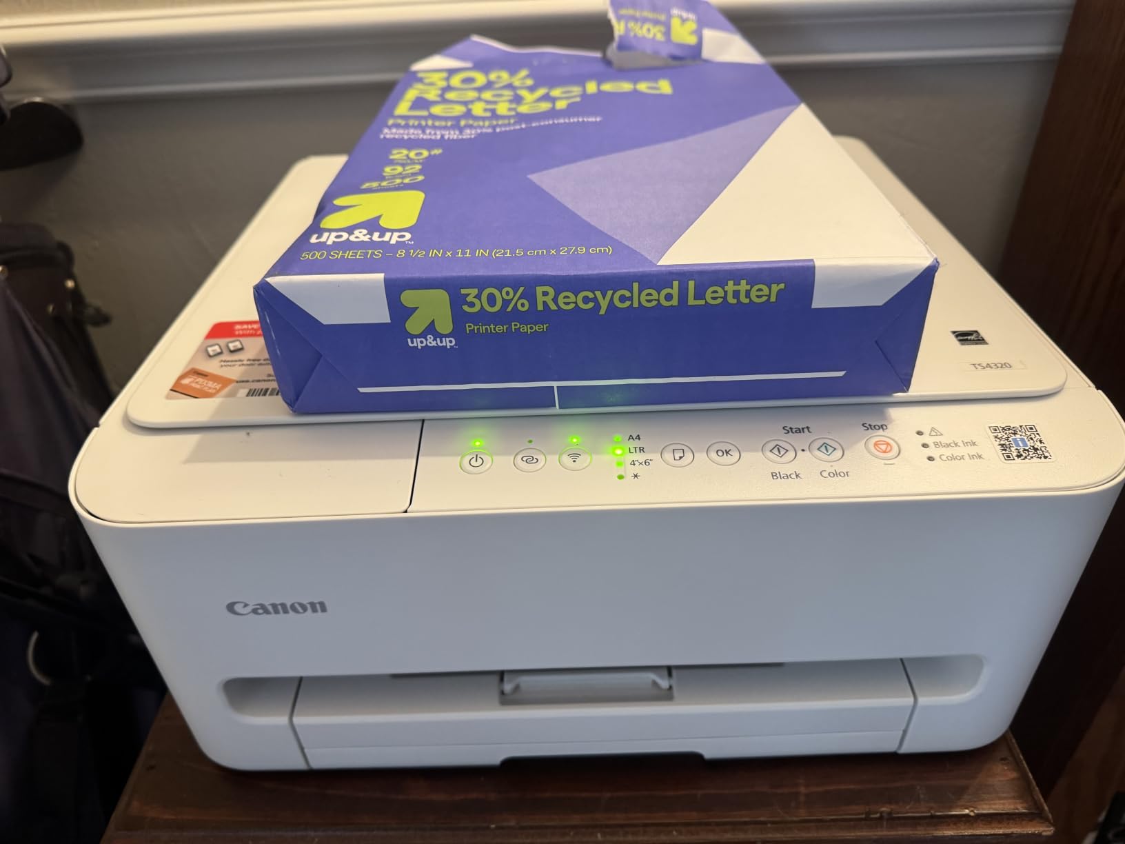 Canon PIXMA TS4320 – Wireless Color Inkjet Printer with Print, Copy, Scan customer photo 2