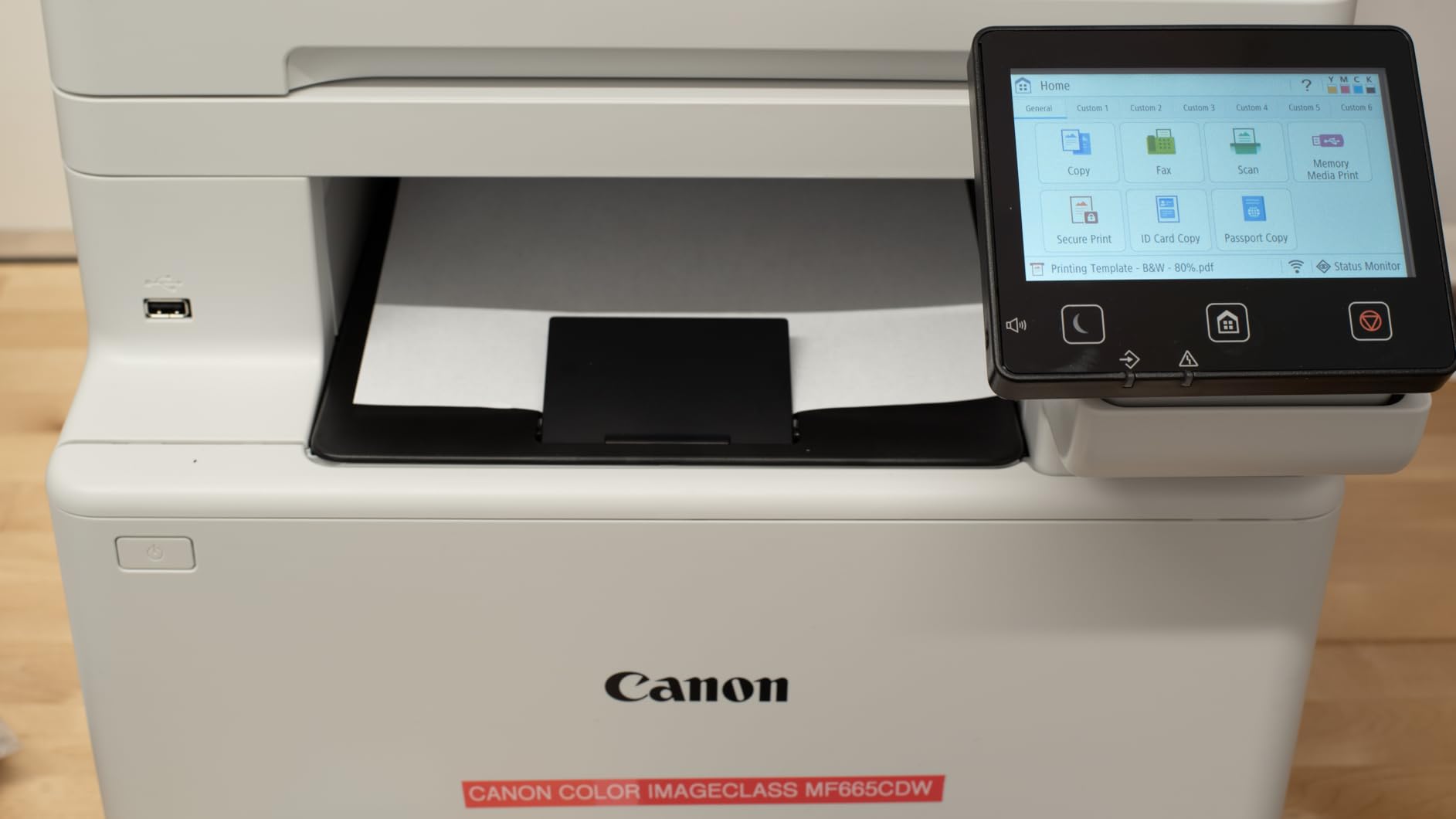 Canon Color imageCLASS MF665Cdw - Wireless, All-in-One Duplex Laser Printer | Copier, Scanner, Fax, Auto Document Feeder, 22 PPM for Home and Office customer photo 2