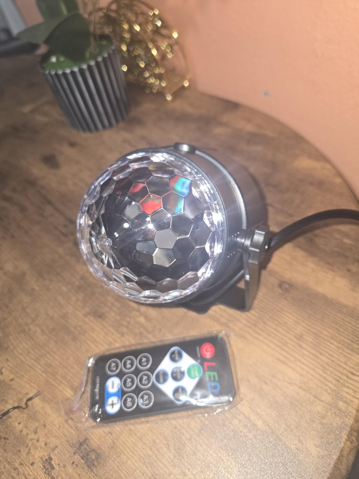 350W 7R Beam Moving Head Light with RGB LED Strip, DMX512 Control Sound Activated Prism Fog Rainbow Effect, 48 Prism & 14 Gobos 14 Colors, Auto Correction for Stage DJ Concert Theater customer photo 1