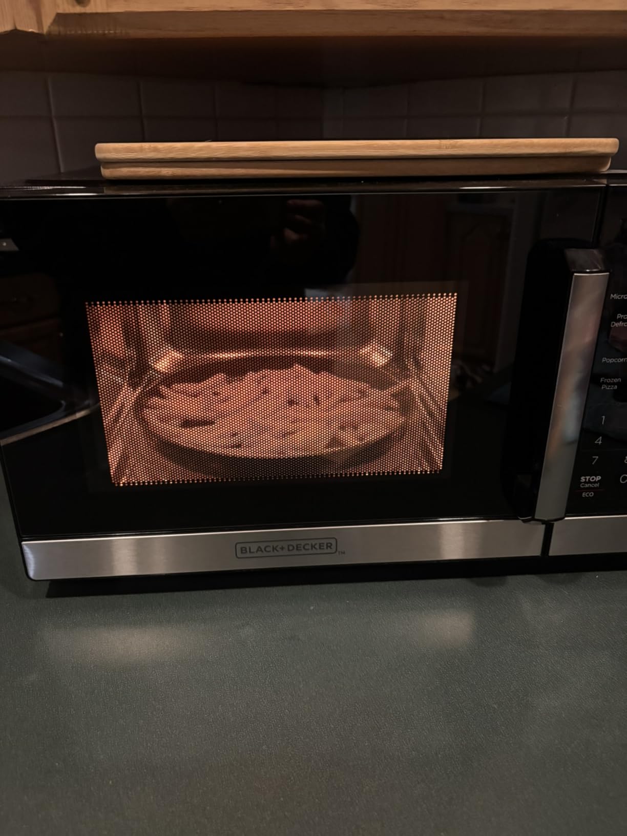 BLACK+DECKER Over-the-Range Microwave Oven with Air Fryer, 1.5 Cu.Ft, 900W | 6-in-1 Cooking Modes, Convection & Bake, Sensor Reheat, 300 CFM Vent, Air Fryer Combo, Stainless Steel customer photo 2