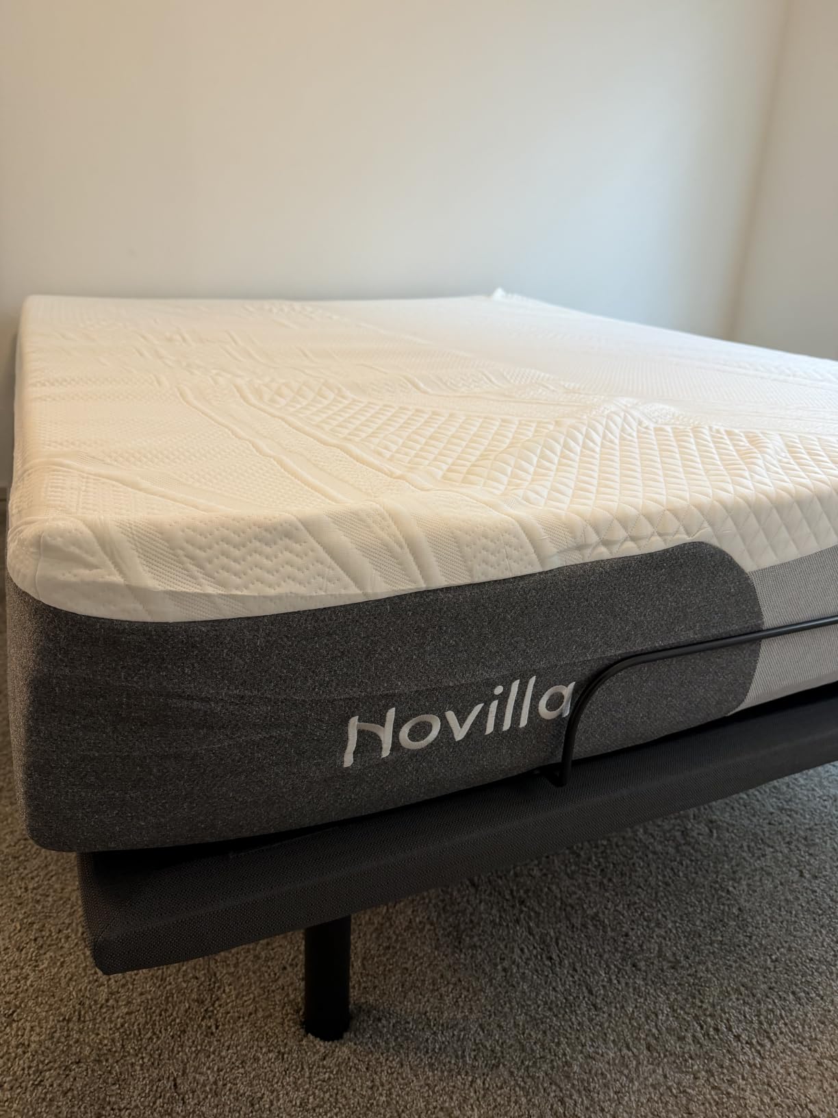 Novilla Bliss Cooling Queen Size Mattress, 12 Inch Gel-Infused Memory Foam | Mattress Queen Size in a Box with Cool-Touch Nylon Cover, Pressure Relief & Body Support with CertiPUR-US Certified Foam customer photo 1