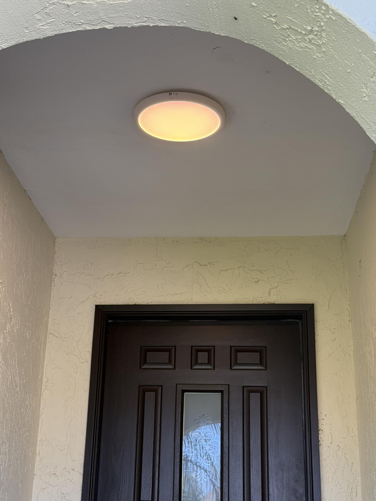 Govee Smart Ceiling Light, RGBIC 2400LM 2700K-6500K 12 Inch 1 Pack Black | RGBIC LED Flush Ceiling Light Fixture, 2400LM DIY Colors, Works with Matter Alexa for Bedroom, Living Room customer photo 1