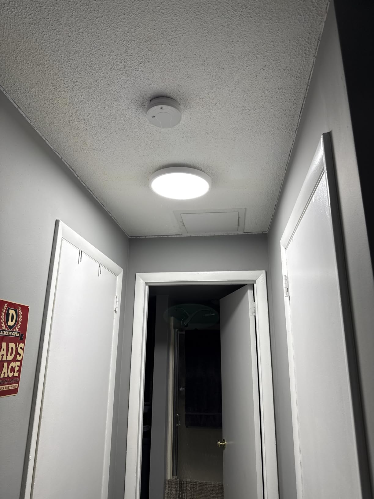 Govee Smart Ceiling Light, RGBIC 2400LM 2700K-6500K 12 Inch 1 Pack Black | RGBIC LED Flush Ceiling Light Fixture, 2400LM DIY Colors, Works with Matter Alexa for Bedroom, Living Room customer photo 2