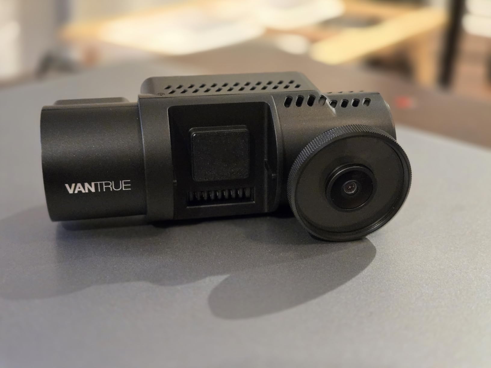 Vantrue New N4S 3 Channel Dash Cam, STARVIS 2 Night Vision, Front Rear Inside Dashcam for Cars, Front and Rear Dual Channel, PlatePix Tech, Parking Mode, Wi-Fi, GPS, 2