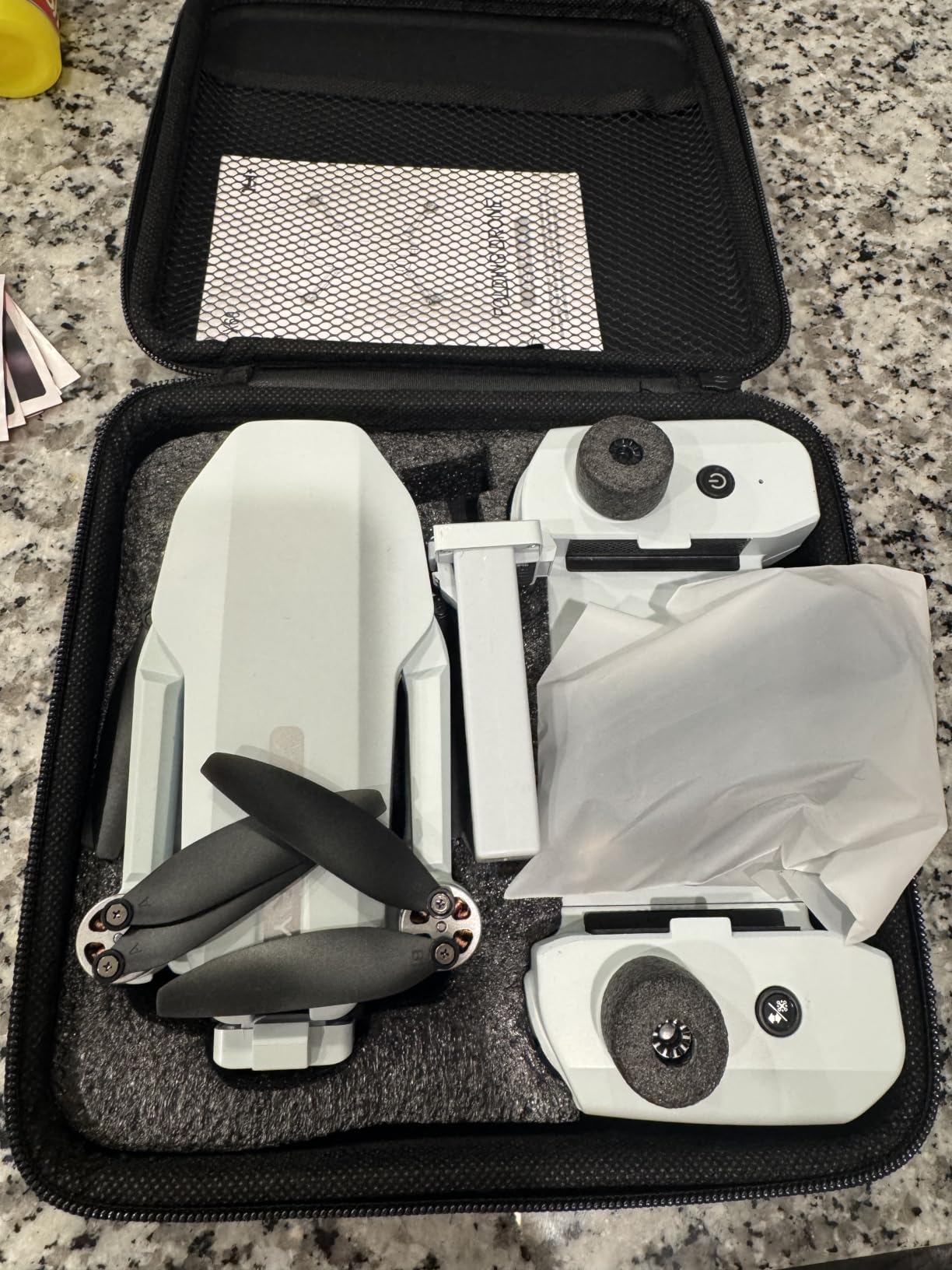 2K Drone with Camera for Adults & Beginners, Mini Drone with 2 Batteries | Foldable FPV Drone with Brushless Motor, 36 Min Flight Time, One-Key Takeoff/Landing, Gesture Selfie, Carrying Case customer photo 1