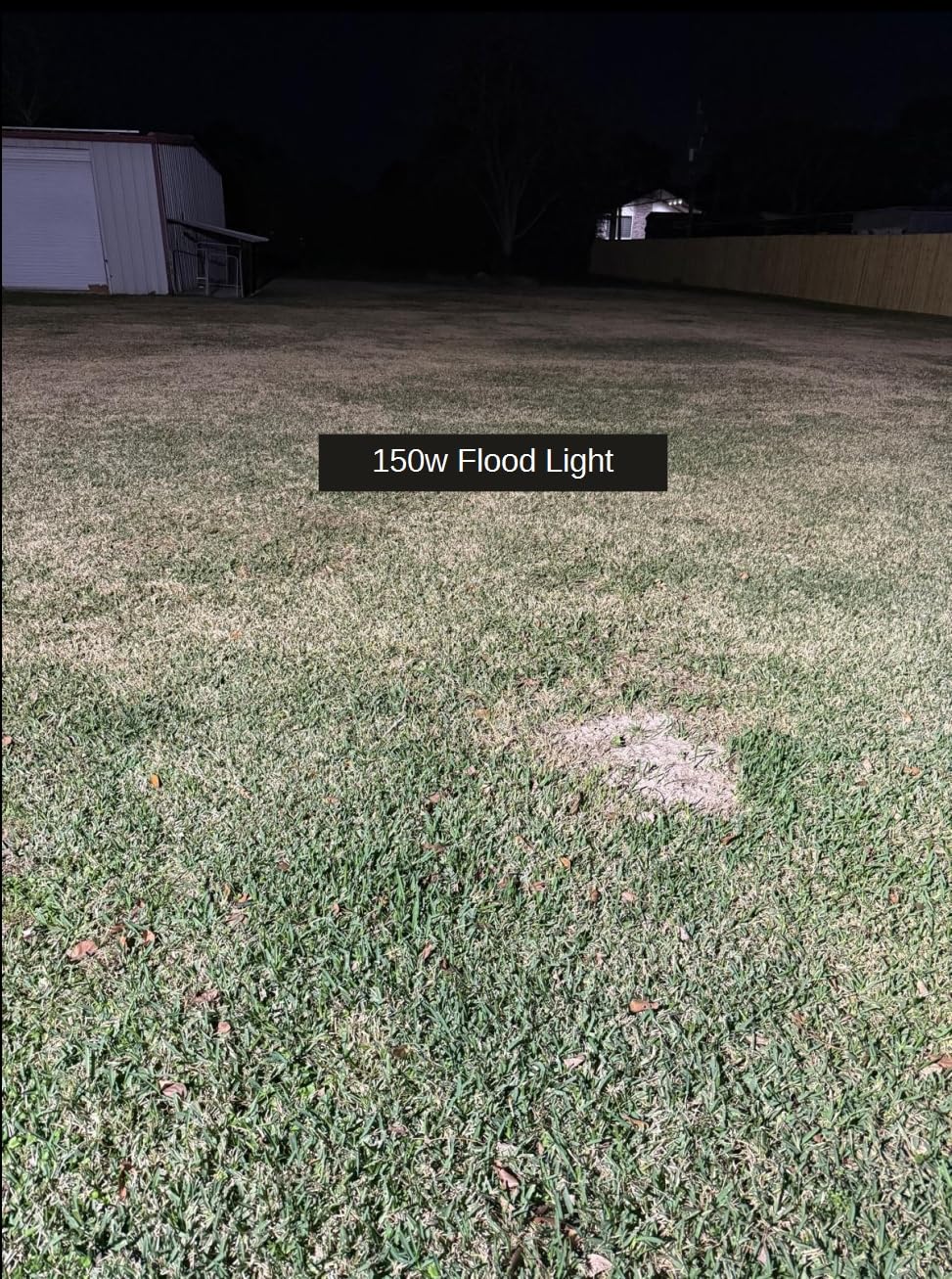 ledmo LED Flood Light Outdoor, 360W 50400LM Stadium Light, IP65 Waterproof | 5000K Daylight Commercial Lighting, for Large Yards, Parking Lots, Sports Fields, Arena (Easy Hardwired, Switch Control) customer photo 2