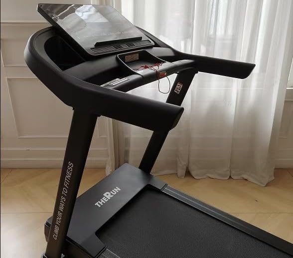 THERUN 20% Auto Incline Treadmill 12MPH with APP 3.5HP Foldable | 55''x20'' Belt, Advanced Console, Color-changing LED Strip, Heart Rate, Built-inFan and Speakers customer photo 2