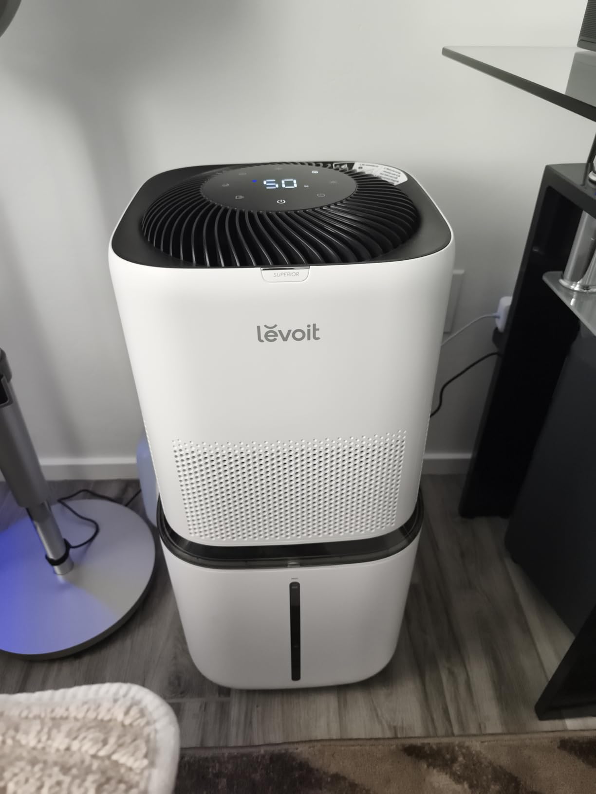 Levoit Evaporative Humidifiers for Home Whole House, 23L Superior 6000S | Up to 3000ft², Last 72H, No White Dust, Tap Water Friendly, Auto Mode, Easy to Clean & Move, Foldable Storage, Smart Control customer photo 1