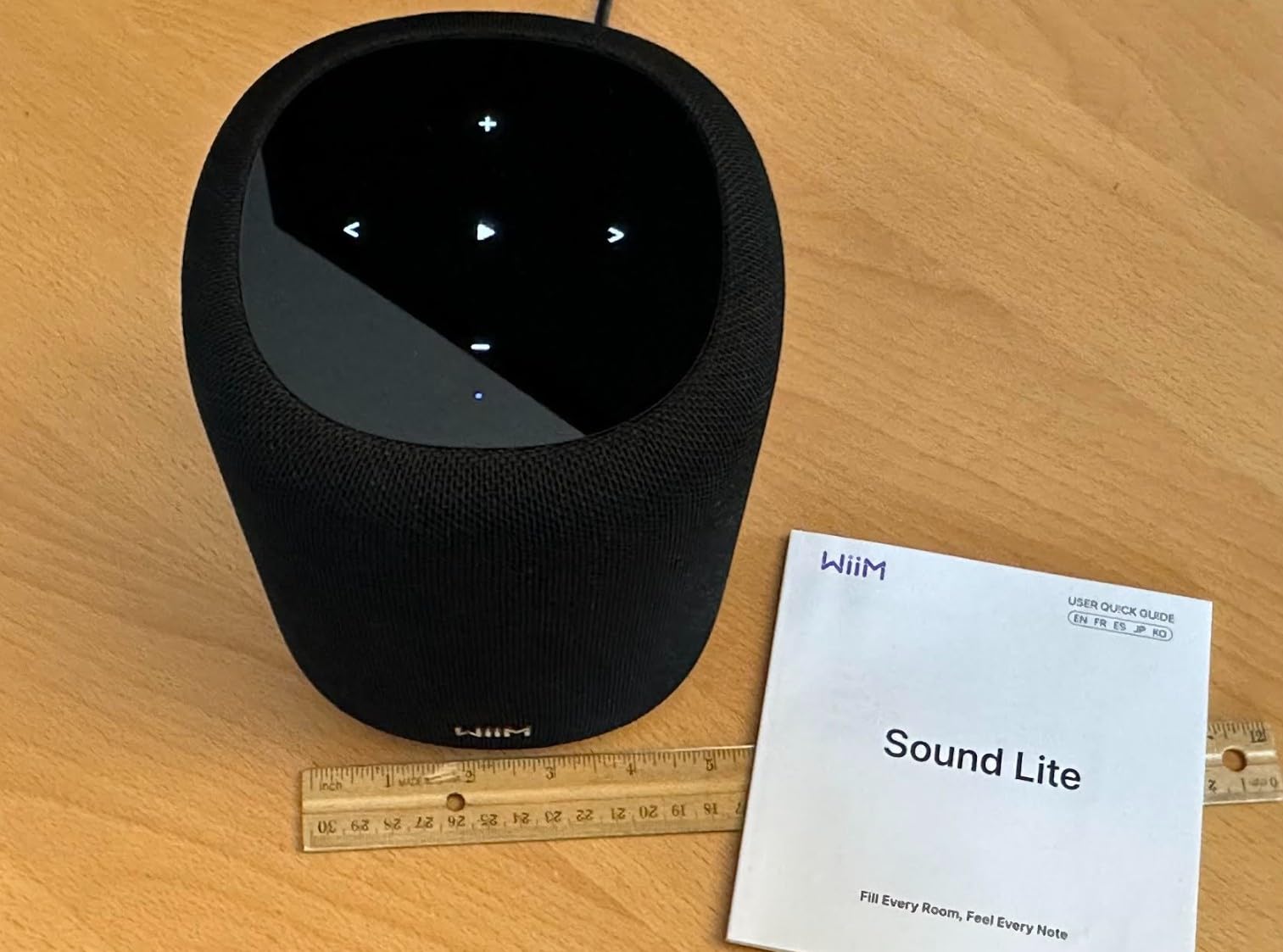 WiiM Sound Lite Smart Speaker, Multi-Room Wireless Speaker, Black customer photo 2