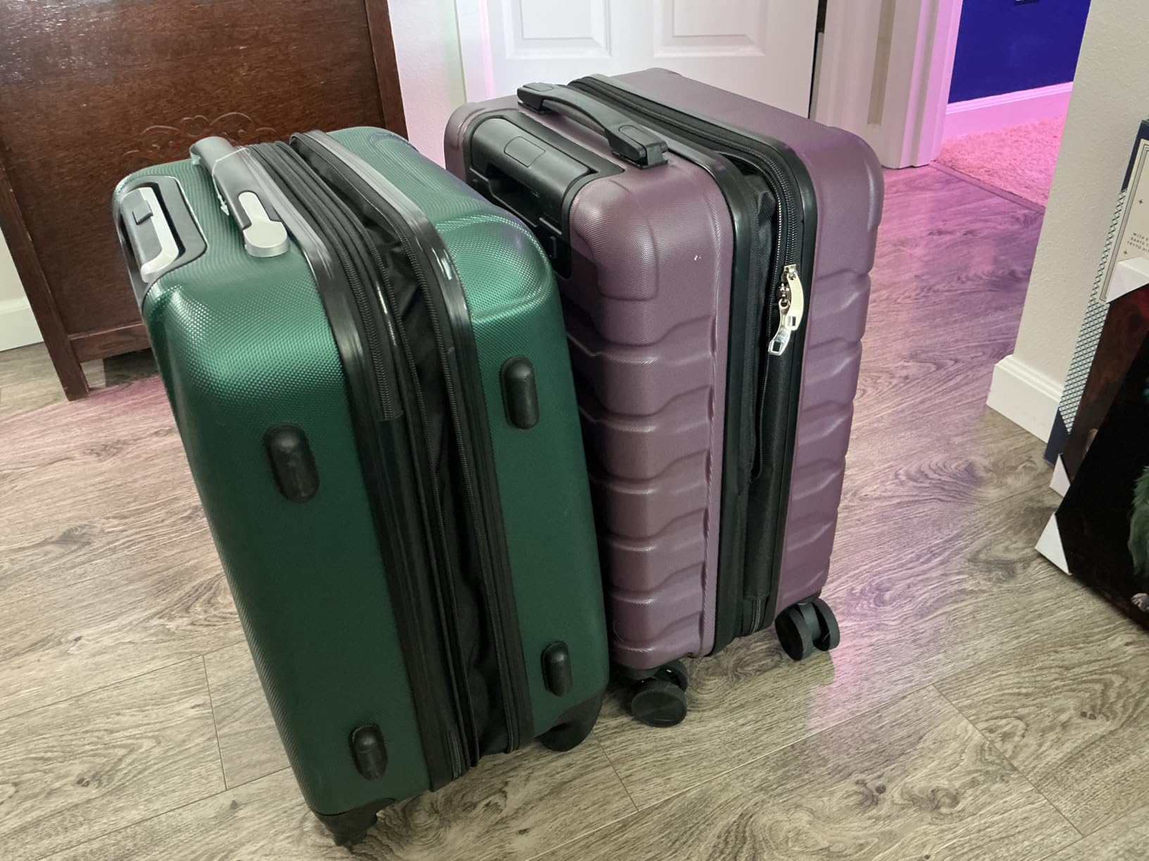 Carry On Luggage 22x14x9 Airline Approved Suitcase, Royal Blue customer photo 2