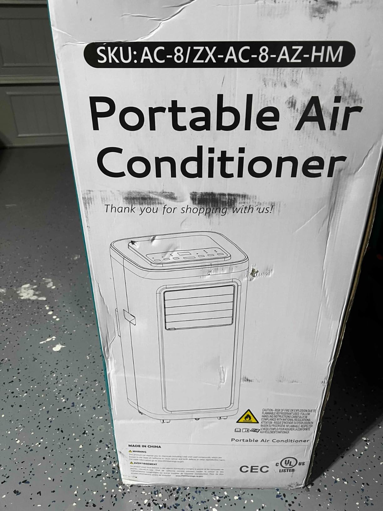 EUHOMY Portable Air Conditioners, 8,000 BTU AC for Rooms Up to 350 Sq. Ft. | 350 CFM, 4 Modes (Cool, Dry, Fan, Sleep), Remote & Panel Control, Easy Installation, 20-50 in. Window Kit, 50dB, 24h Timer customer photo 1