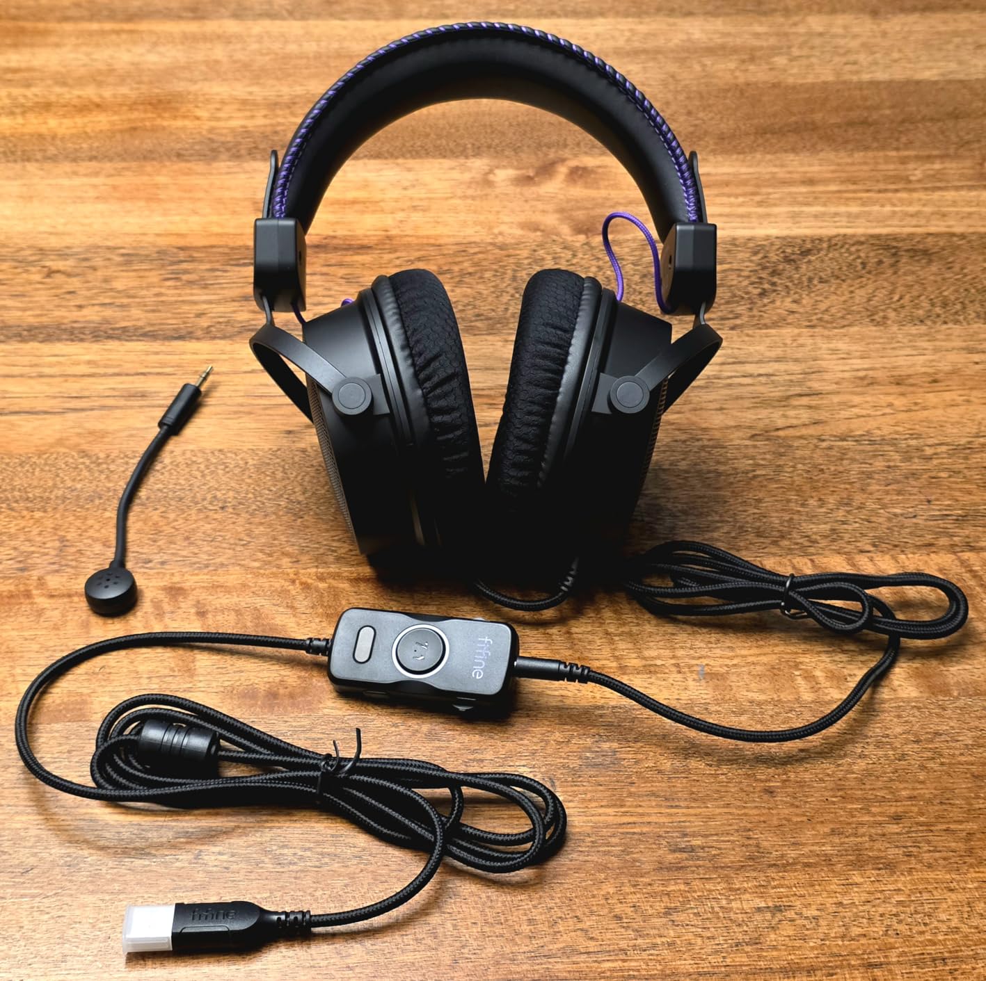 FIFINE H18V Lite Wired Open Back Gaming Headset, for PC, Xbox, PS4/PS5 | 3.5mm/USB Dual Connectivity, Large 53mm Drivers, Immersive 7.1 Surround, Airy Mesh Earmuffs, Active Noise Canceling Mic customer photo 2