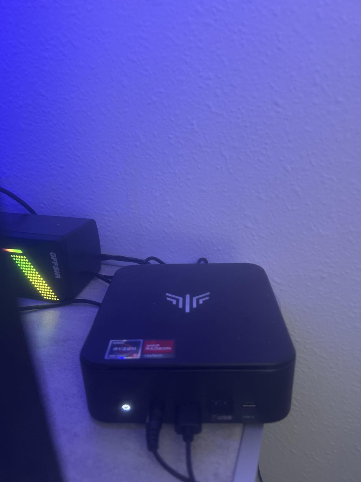KAMRUI Mini PC, AMD Ryzen 7 7735HS Mini Gaming Computers(Beat 6800H, 8C/16T, Max 4.75GHz), 16GB LPDDR5 RAM 512GB SSD Micro Desktop Computer, Triple Display, WiFi 6, BT5.2, 2.5Gbps LAN, Office Home customer photo 1