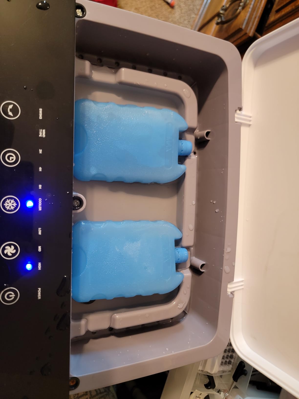 Portable Air Conditioners, 3000 CFM Swamp Cooler, Evaporative Air Cooler with 6.87 Gal Water Tank, 3 Speeds & 4 Modes, 120° Oscillation, 15H Timer Air Cooler for Home, Kitchen, Bedroom customer photo 2