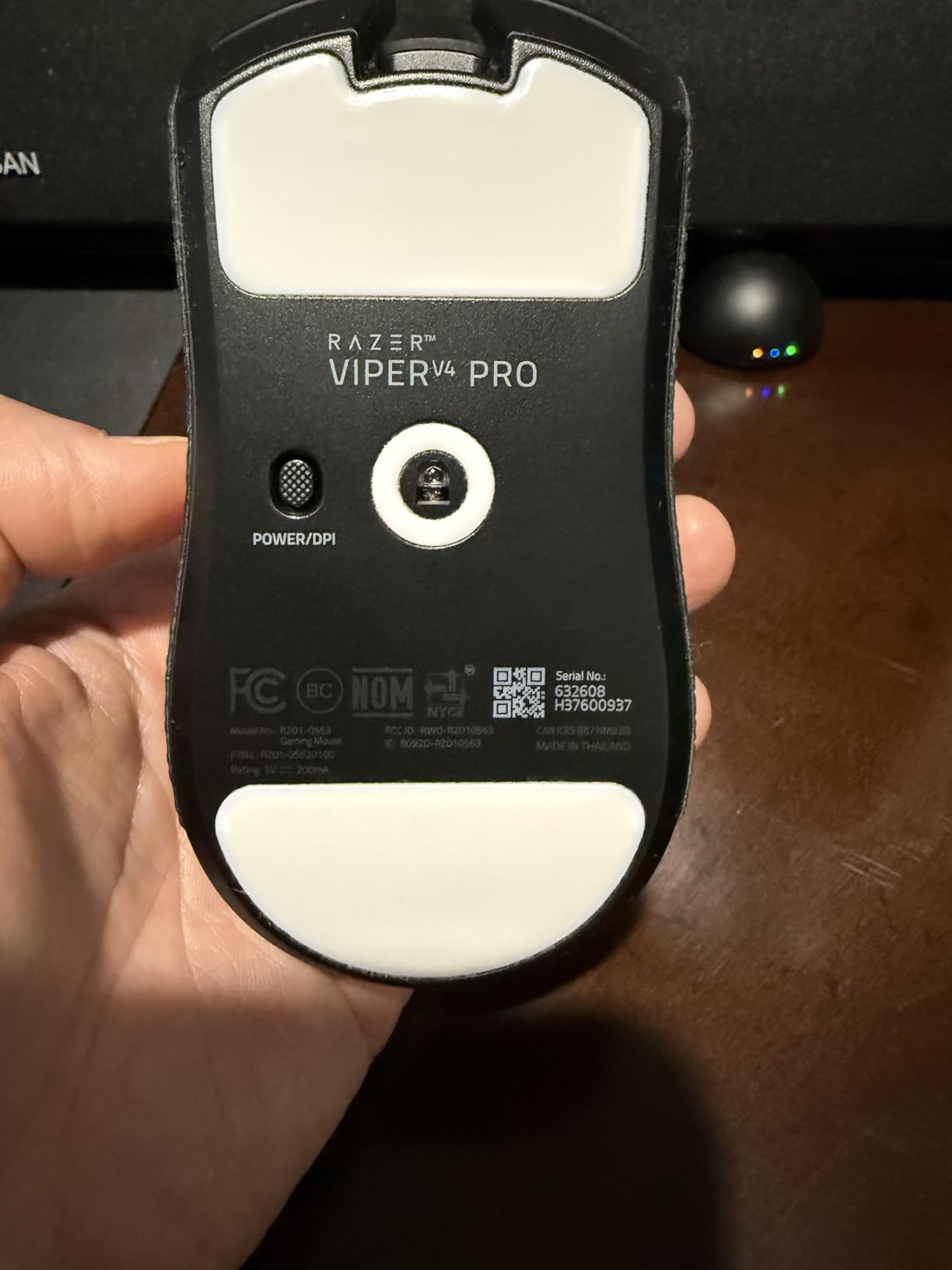 Razer Viper V4 Pro Wireless Esports Gaming Mouse, 49g,180Hr Battery, Black | Ultra Lightweight, 50K DPI Optical Sensor, 8K Polling, Gen-4 Optical Switches, Scroll Wheel, USB-C Charging, for PC & Mac customer photo 1