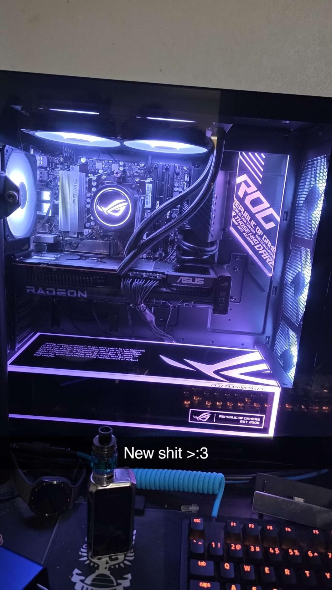 ASUS ROG GM700 (2025) Gaming Desktop PC, AMD Ryzen 7 9800X3D Processor, AMD Radeon RX 9070 XT Prime OC, 2TB M.2 NVMe PCIe 4 SSD, 32GB DDR5 RAM, Windows 11 Home, GM700TZ-MS777 customer photo 1