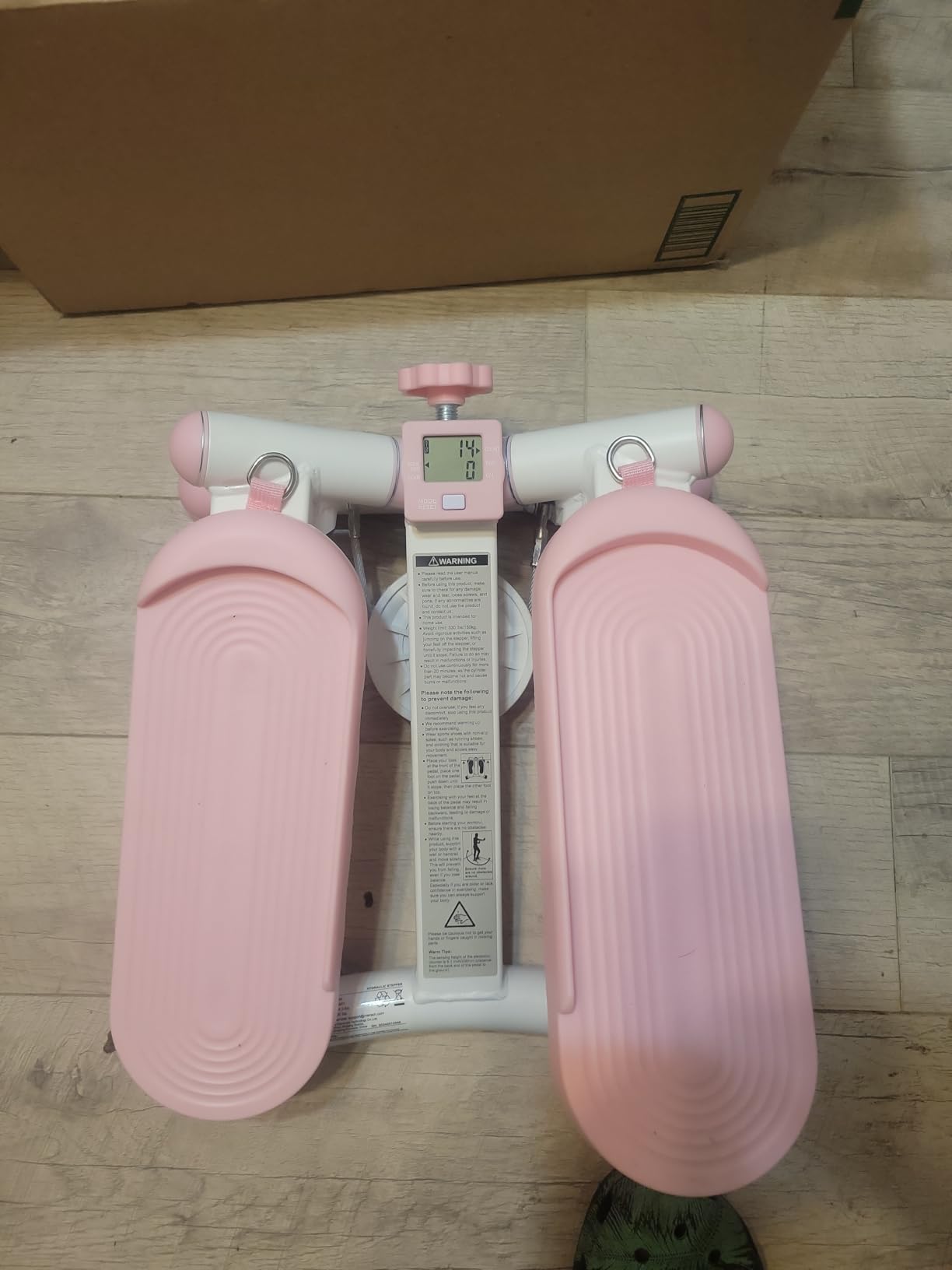 MERACH New 3-in-1 Mini Stepper with Large Stride & Shock Pad Design | 3-in-1 Stair Stepper, Large Stride & High Resistance Design, High Elastic & Silent Shock Absorption, with Resistance Band customer photo 2