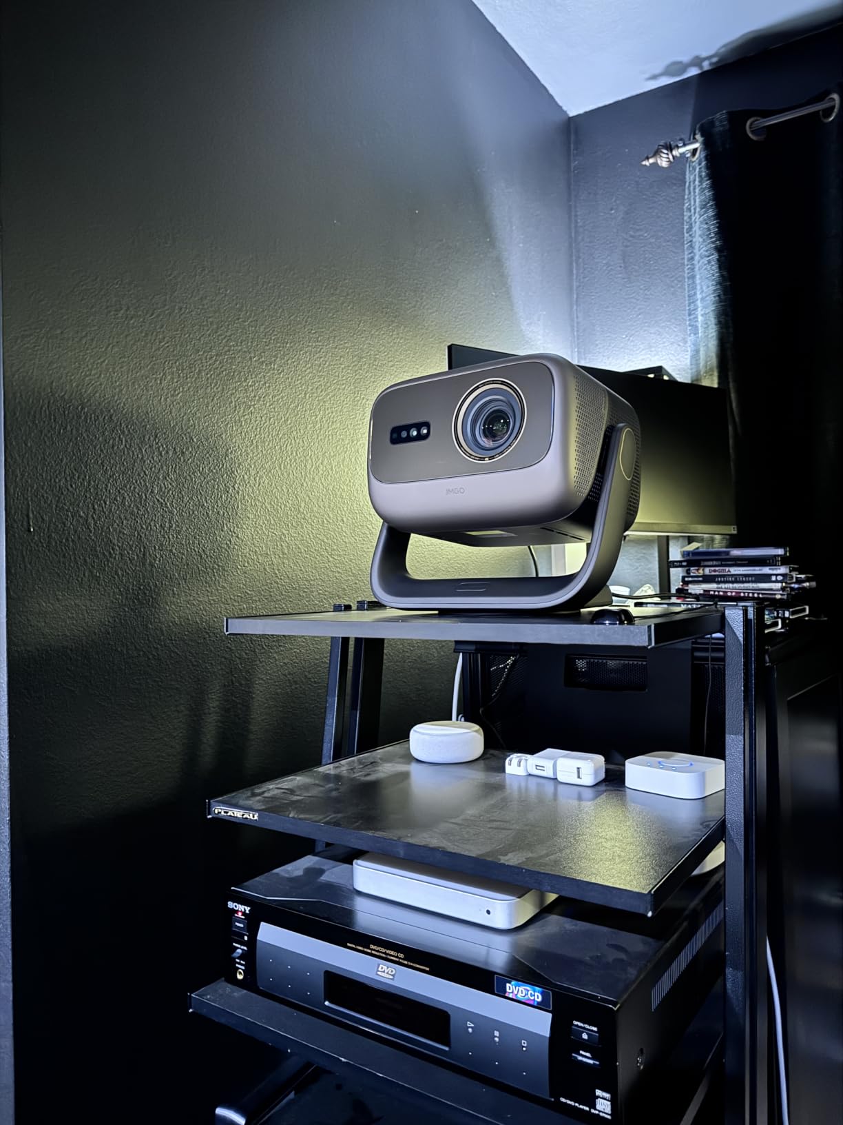 JMGO N3 Ultimate 4K Triple Laser Projector, 5800 ISO Lumens | 3-in-1 Lens Shift, Optical Zoom, AI Gimbal customer photo 2