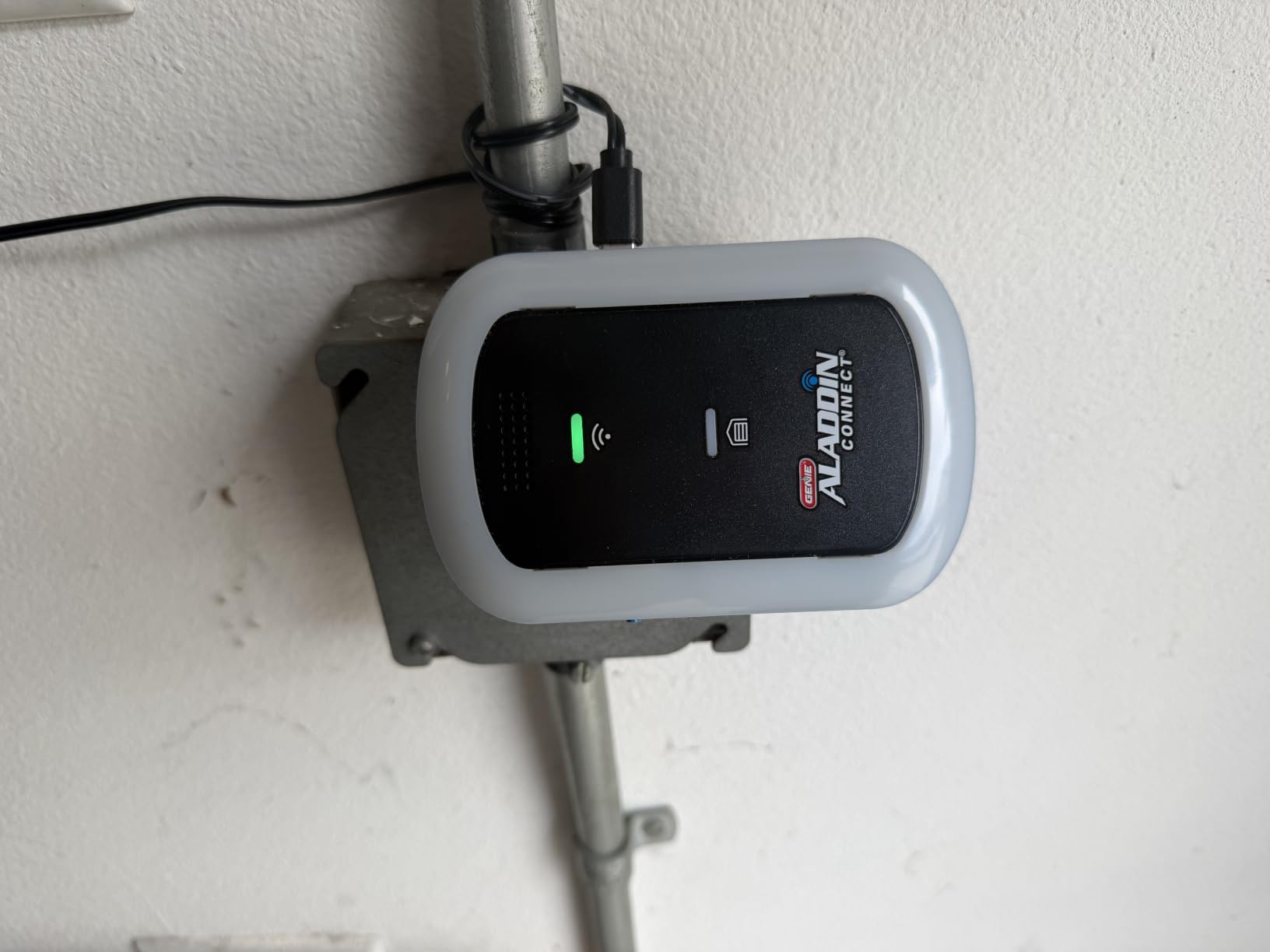 Genie Aladdin Connect Smart Garage Door Controller, Single Door Kit ALKT2-R | Wi-Fi Enabled, App Control, Works with Most Major Brands customer photo 1
