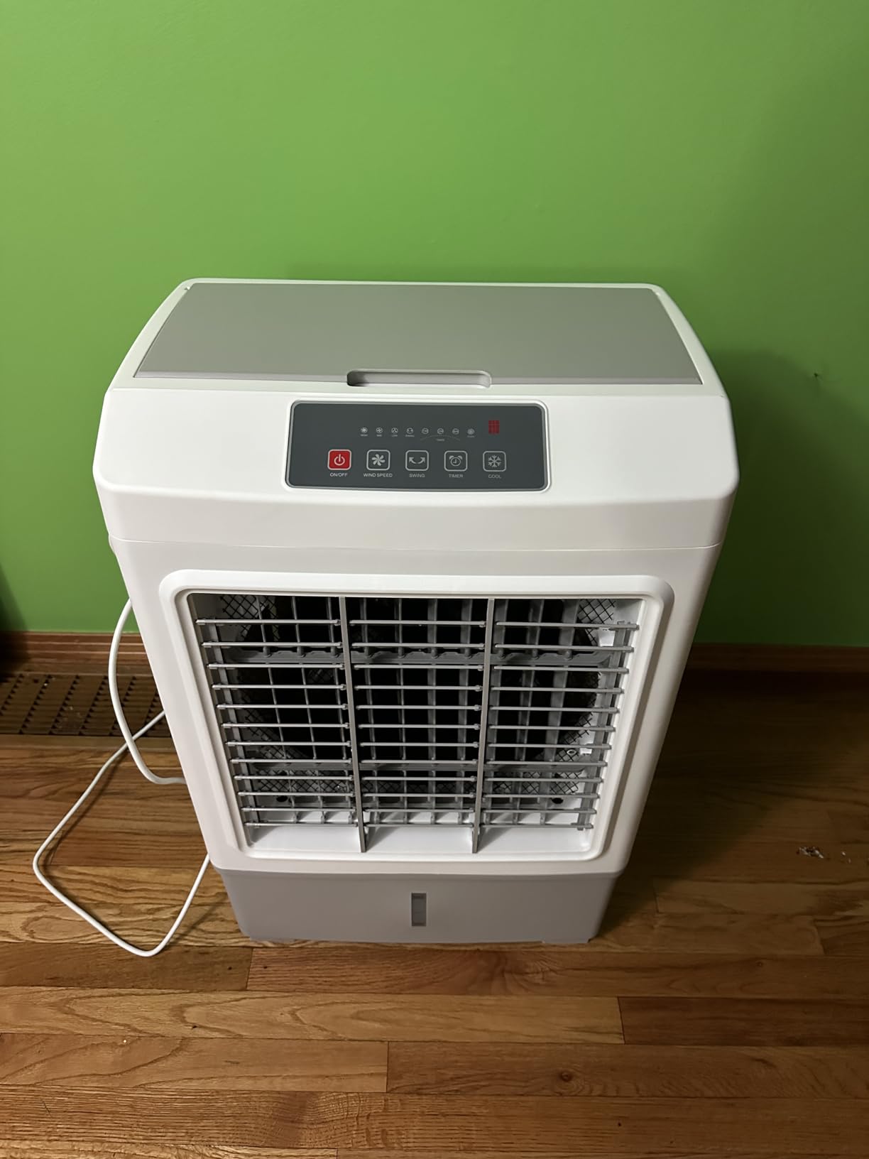 Windowless Portable Air Conditioners w/Dual Tank for 24H Cooling 600Sq.ft, 6 Ice Packs, 4 Modes&3 Speeds Swamp Cooler, 12H Timer 26Ft Remote, 120°Swing Evaporative Air Cooler for Room Bedroom customer photo 2