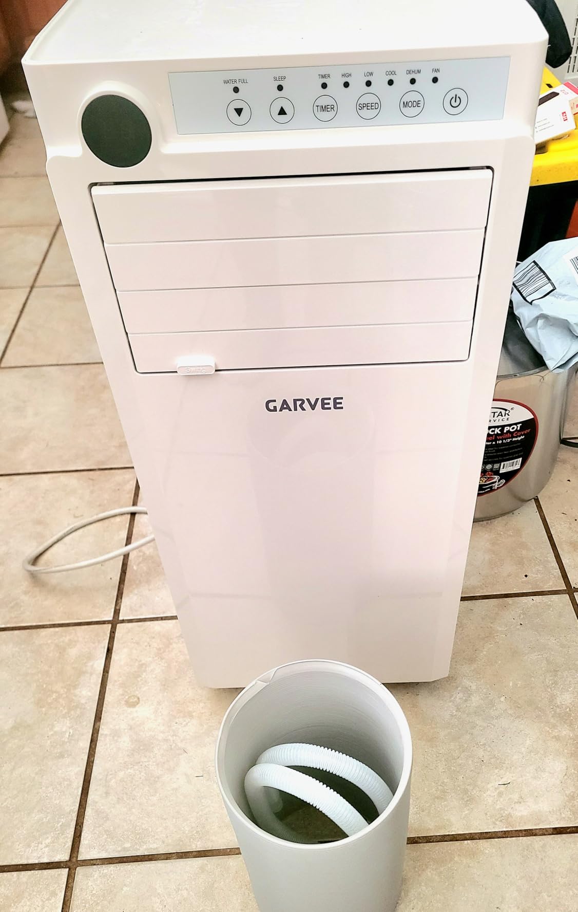 14,000 BTU Portable Air Conditioner, 4-IN-1 Portable AC Unit for Large Rooms Up to 750 Sq. Ft. with Cooling, Dehumidifier, Fan, Sleep, Auto Swing, LED Display, 24H Timer, Remote & Installation Kits customer photo 2