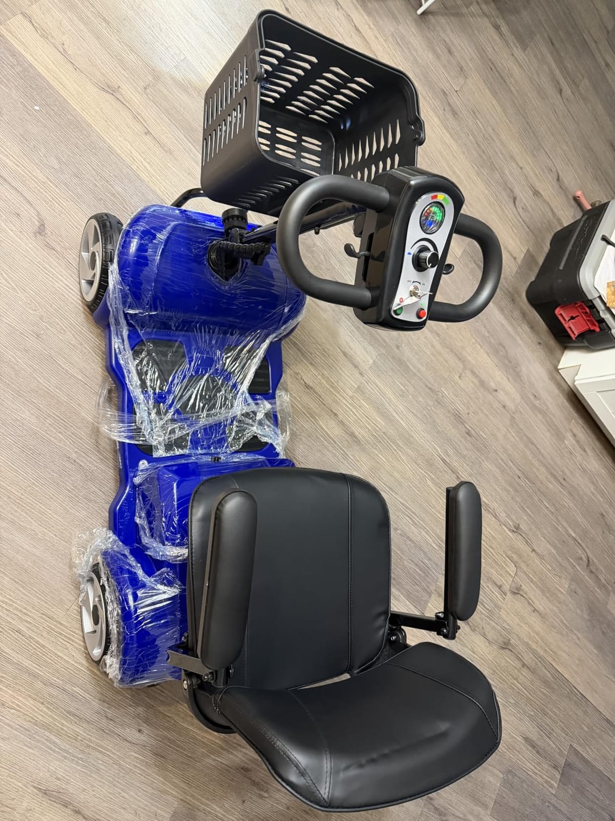 4 Wheel Mobility Scooters for Seniors& Adults, 20 Miles, 6.2 MPH | All Terrain Powered Mobility Scooters, Lightweight Foldable Mobility Scooter with LED Headlight&Front Basket customer photo 1