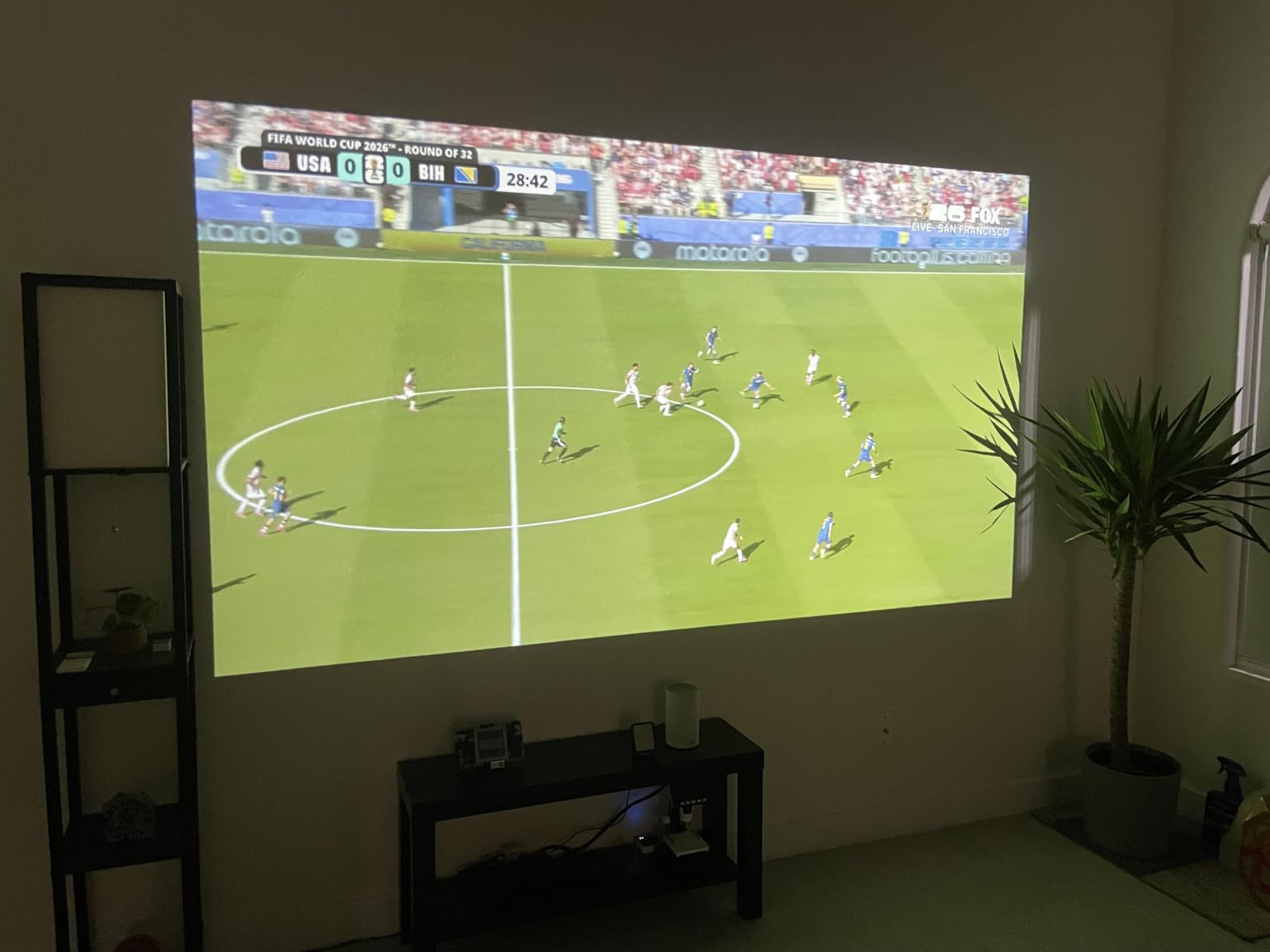 [Now with Netflix] Smart 4K Projector with WiFi and Bluetooth, VISSPL 3D Dolby Audio and Auto Focus Portable Outdoor Projector customer photo 2