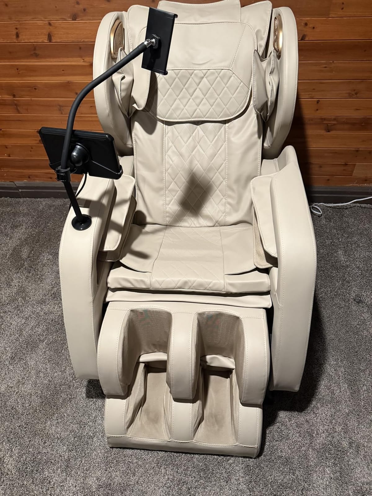 2026 Massage Chair, Massage Chairs Full Body and Recliner with 14 Fixed Points, Zero Gravity, Wood Grain Leather, Foot Massage, Airbags, Lumbar Heating, Bluetooth and Control Screen customer photo 1