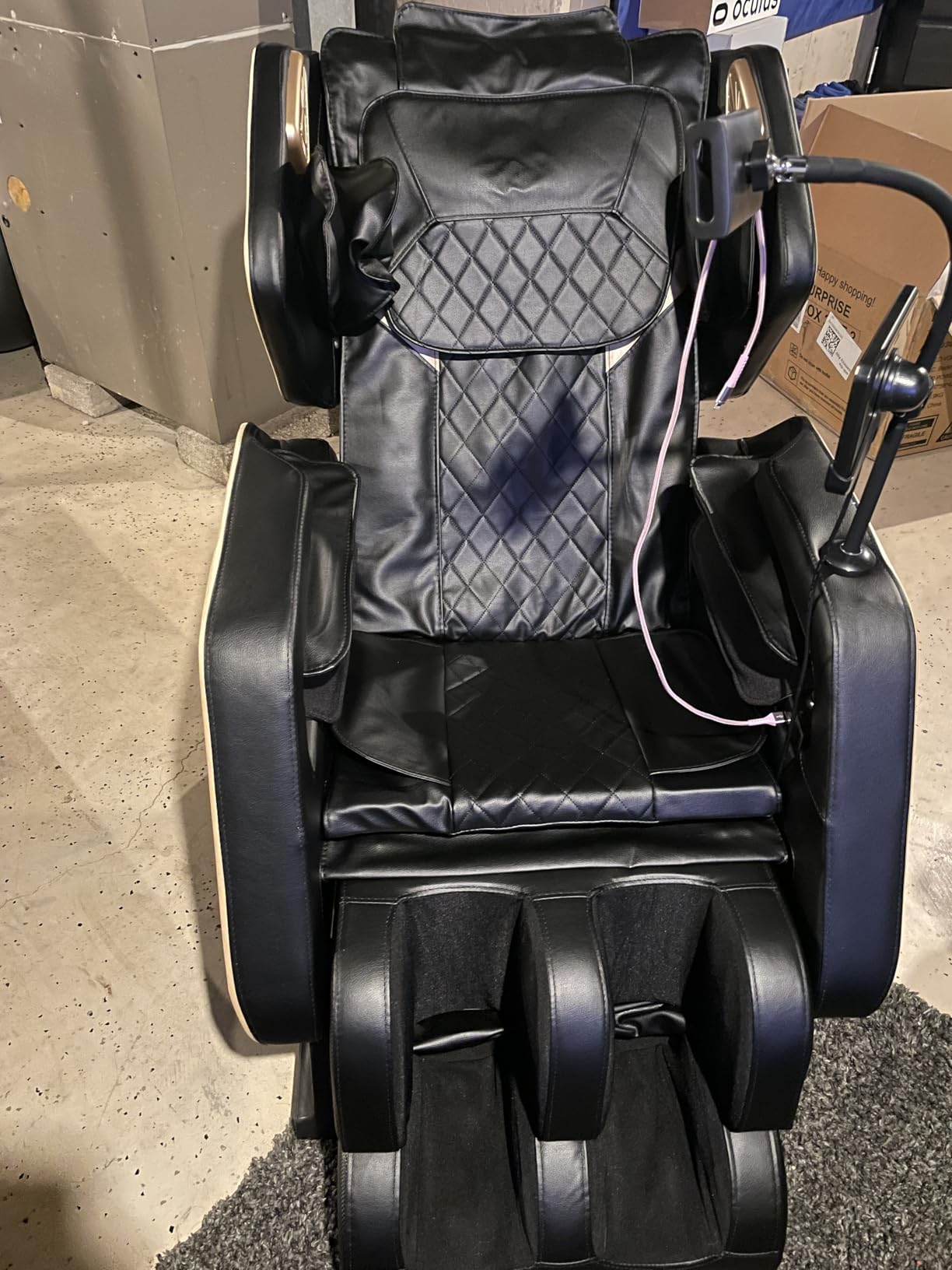 Massage Chair Full Body, Zero Gravity Massage Chair 2026 for Back Fatigue with 10 Fixed Rollers, Heating, Airbags, Phone Controller, Nightlights, Bluetooth Speaker for Living Room, Bedroom customer photo 1