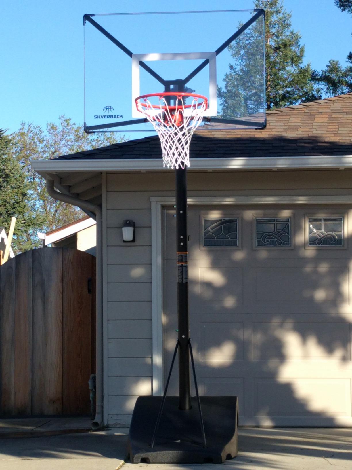 Silverback NXT Portable Adjustable 10ft Outdoor Basketball Hoop - 50