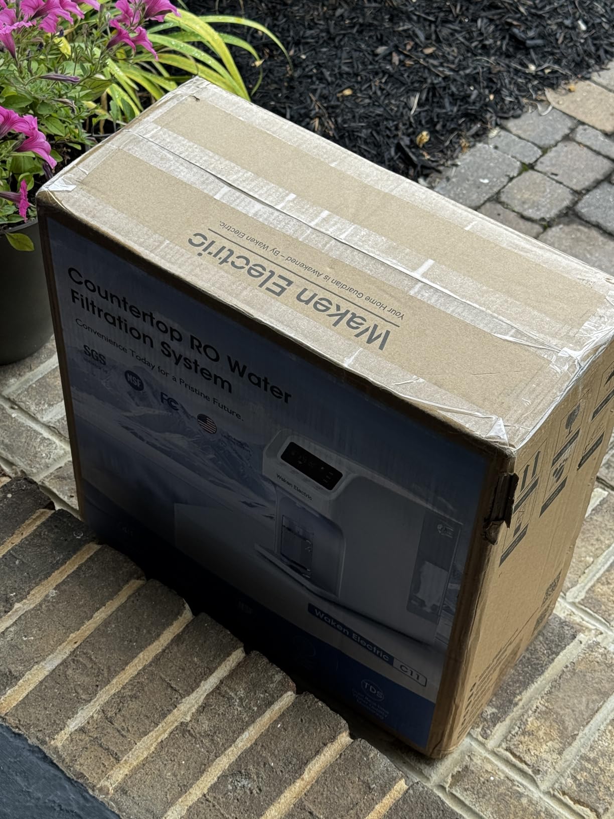 Waken Electric UV Countertop RO Water Filter System, Glacier White | 8-Stage RO Water Filtration, NSF/ANSI 58&61 Certified, TDS Monitor, 4:1 Drain, No Install, PFAS Free customer photo 2