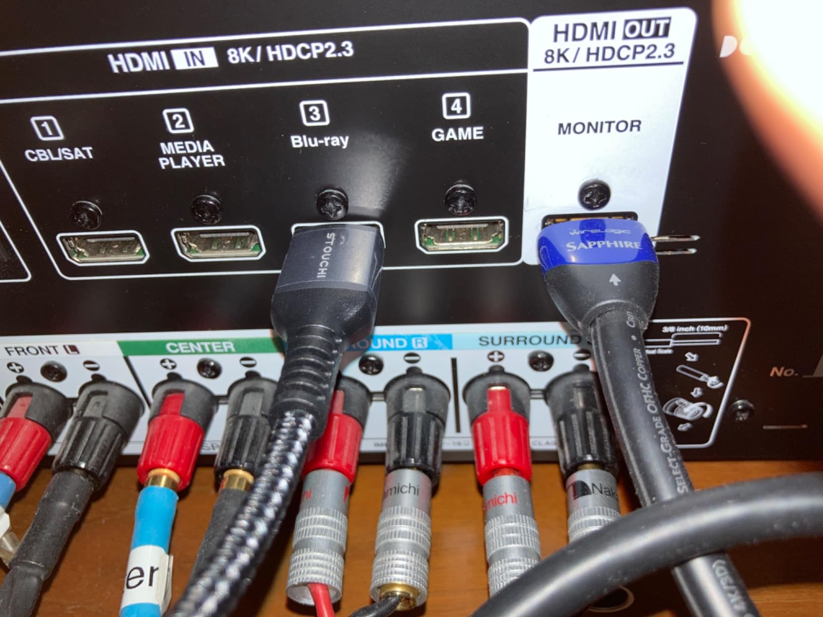 Stouchi Long HDMI Cable Fiber Optic 30ft | 48Gbps, CL3 Rated in-Wall, 10K 8K60Hz 4K120Hz, Dynamic HDR eARC HDCP 2.2&2.3, Compatible for PS5 Desktop and More customer photo 1