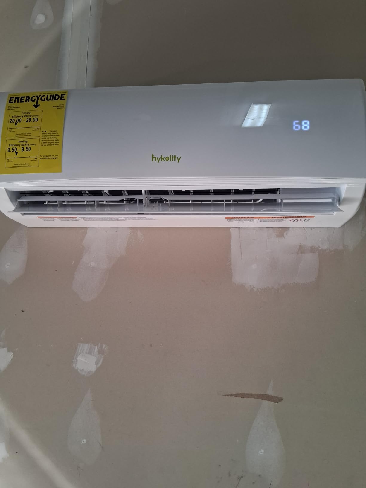 Hykolity Wifi Enabled 12000 BTU Mini Split Air Conditioner & Heater | 20 SEER2, 115V Ductless Inverter, Cools up to 750 Sq.Ft, Heat Pump Included, Installation Kits Included customer photo 2