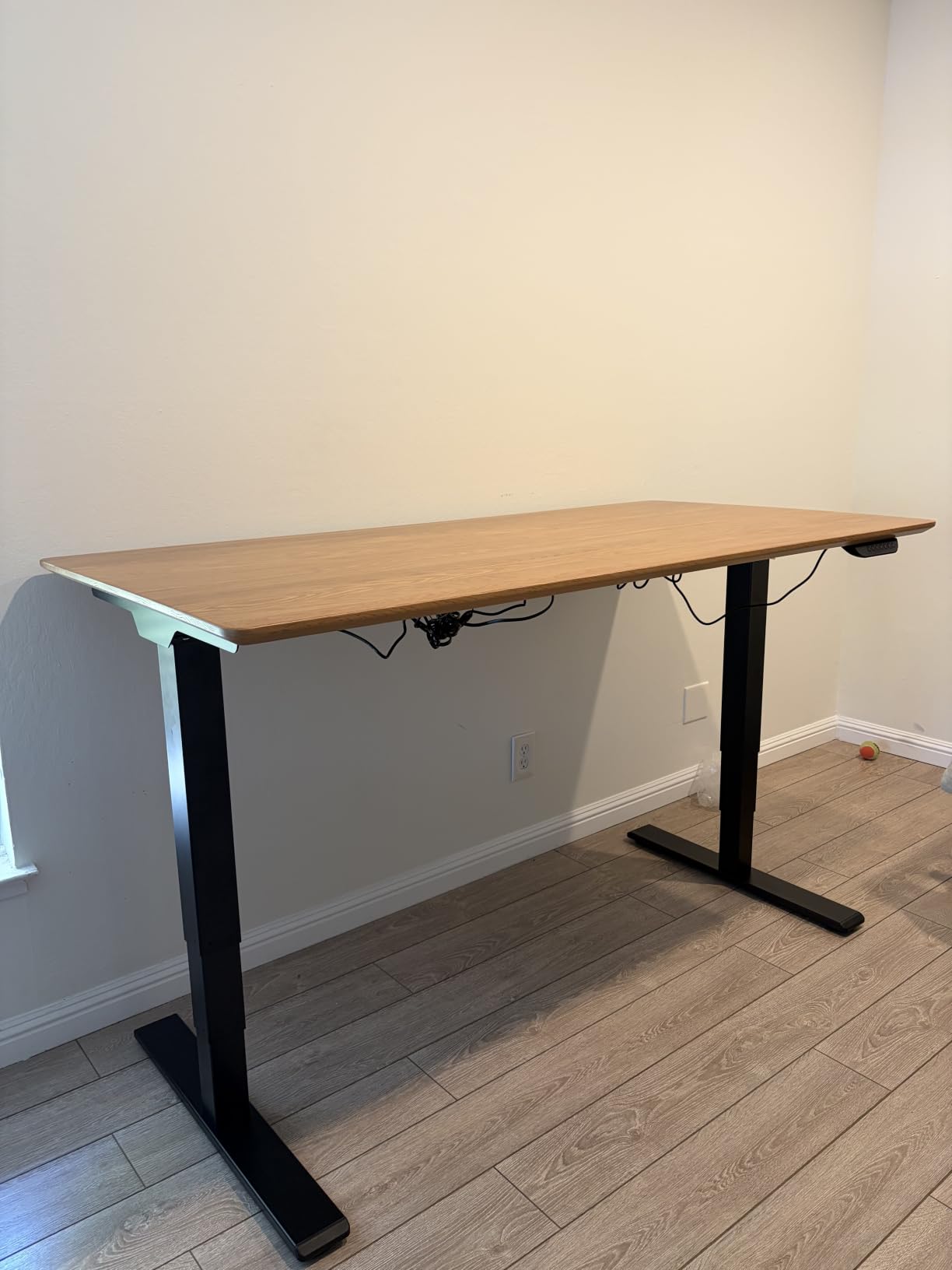 FLEXISPOT E6 MAX Solid White Oak Wood Standing Desk 63