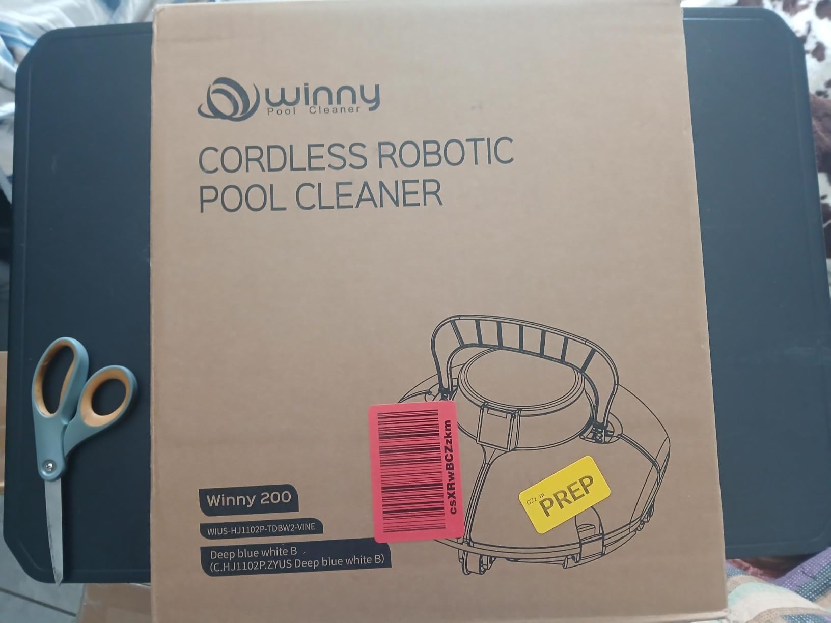 Winny Pool Cleaner Cordless Pool Vacuum Robot for Above Ground Pool | Automatic Model, Cleaning Up to 660 sq.ft, Dual-Layer Filtration, 90 Mins Runtime, Self-Parking, with Hook, Space Black customer photo 2
