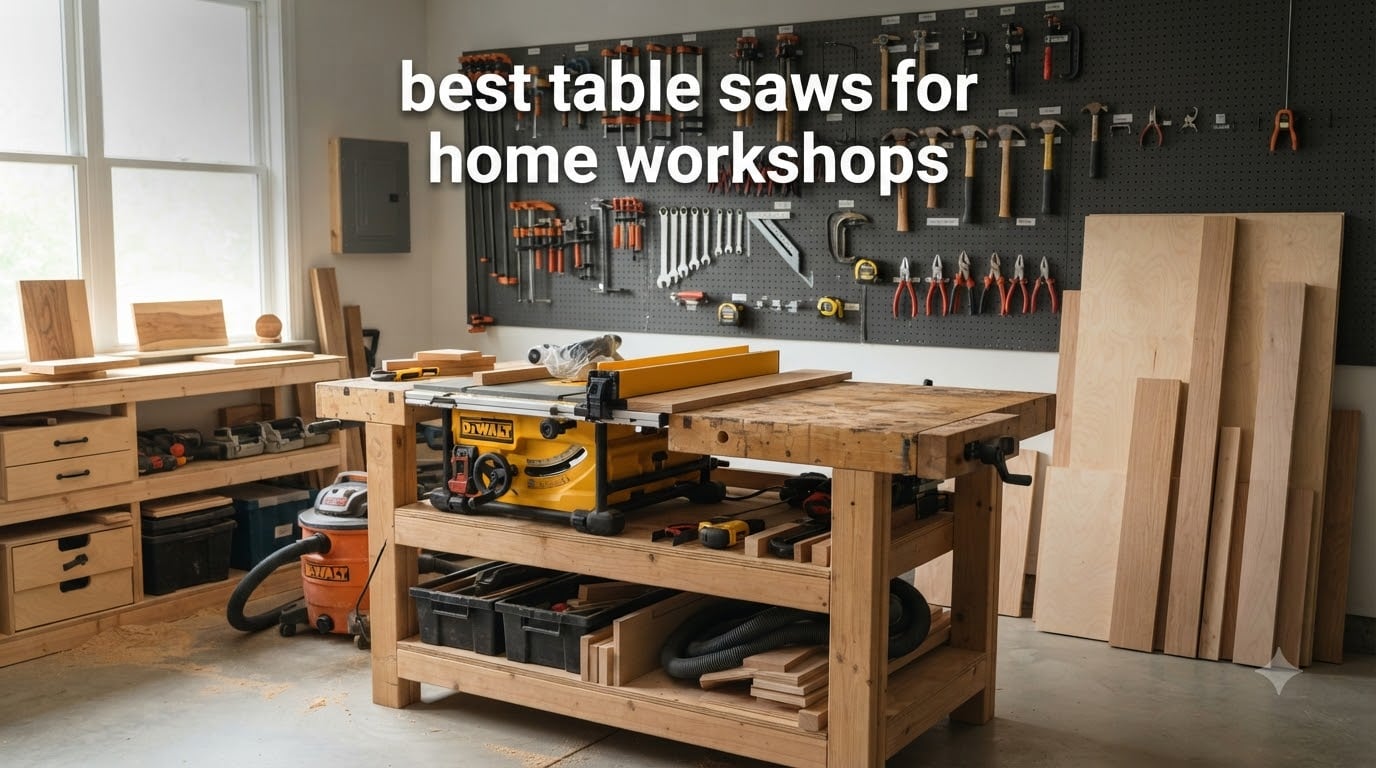 best table saws for home workshops