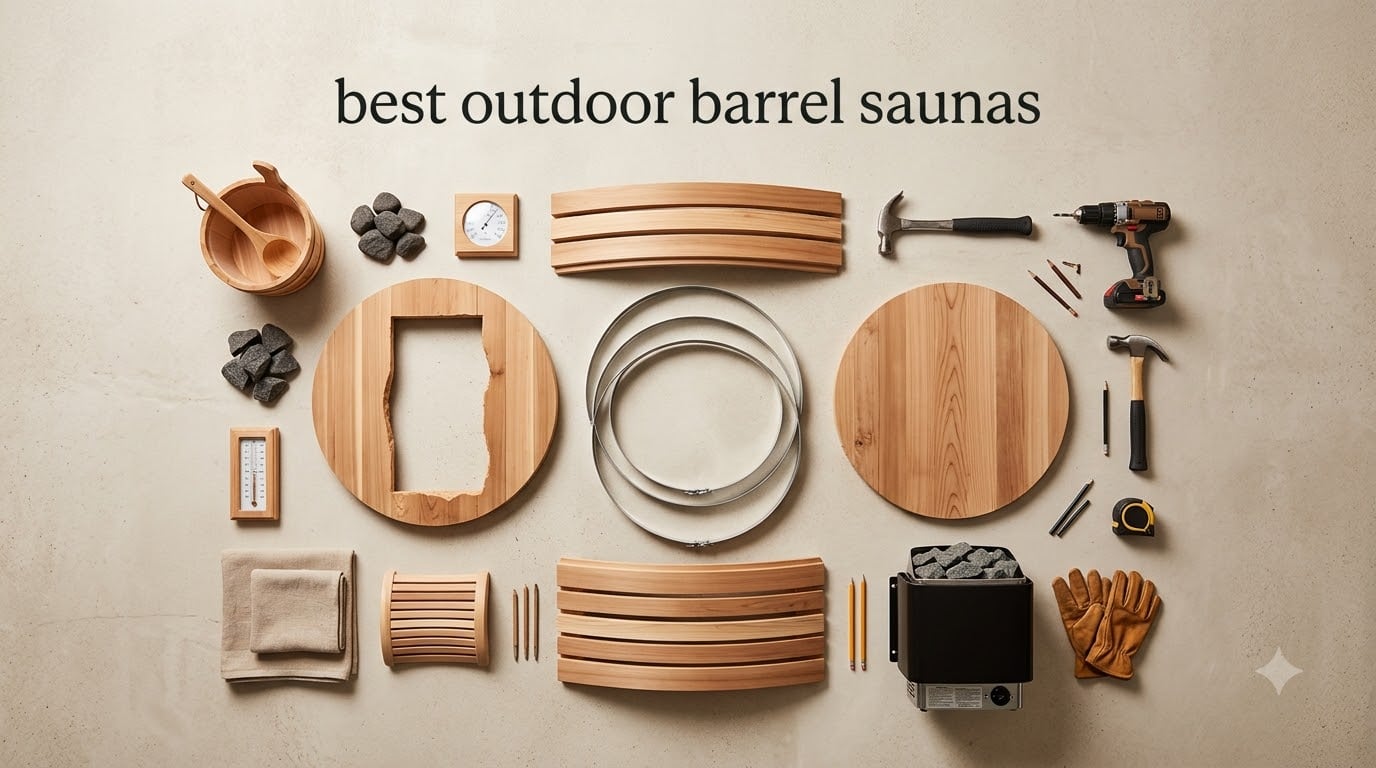 best outdoor barrel saunas