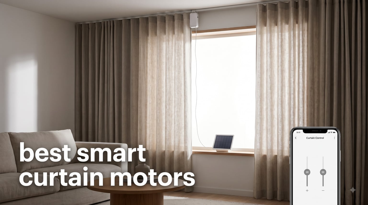 best smart curtain motors