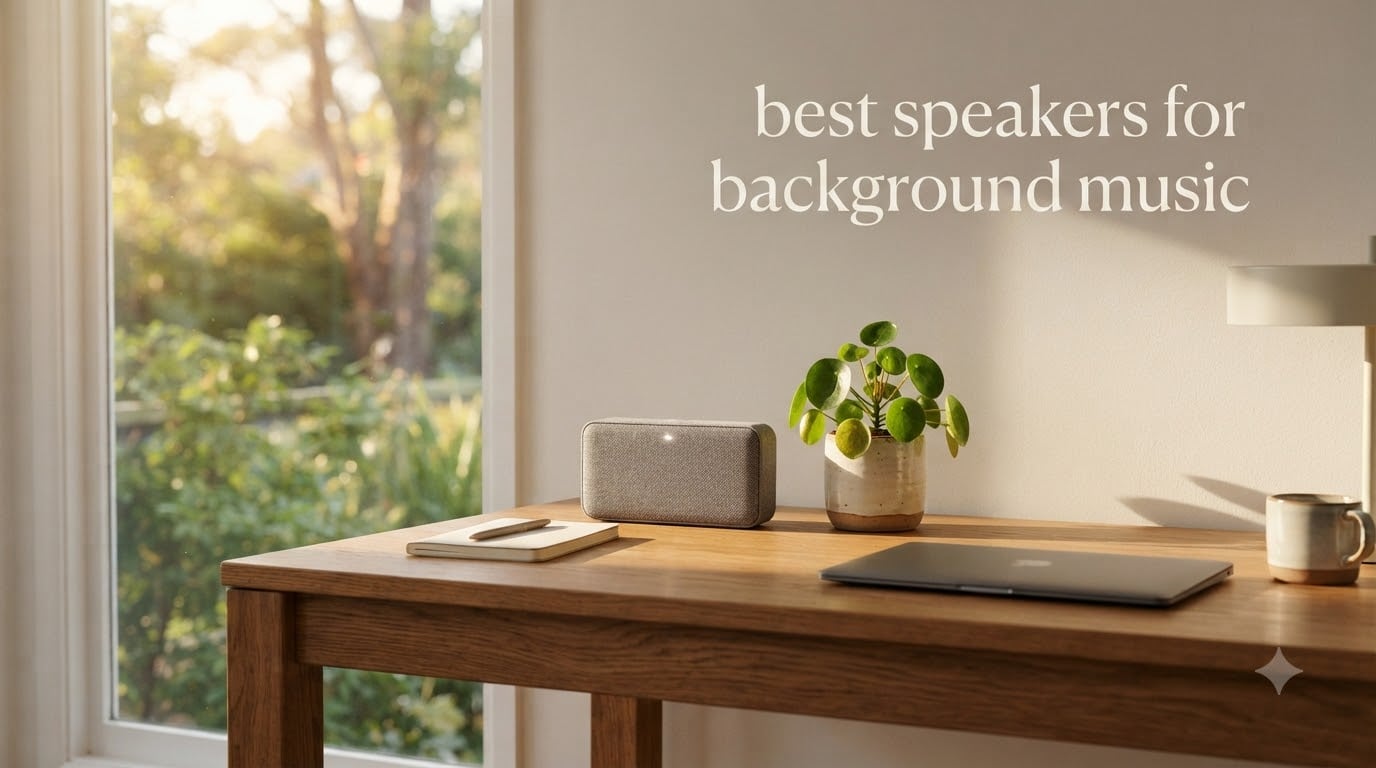 best speakers for background music