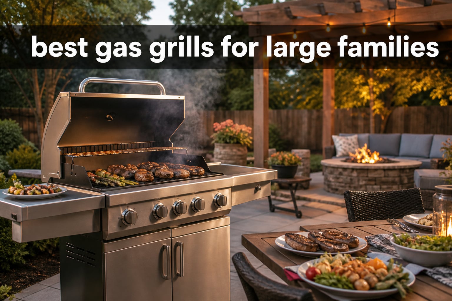 best gas grills for large families