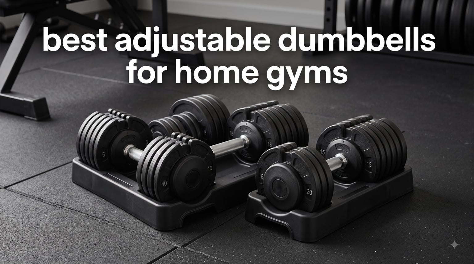 best adjustable dumbbells for home gyms