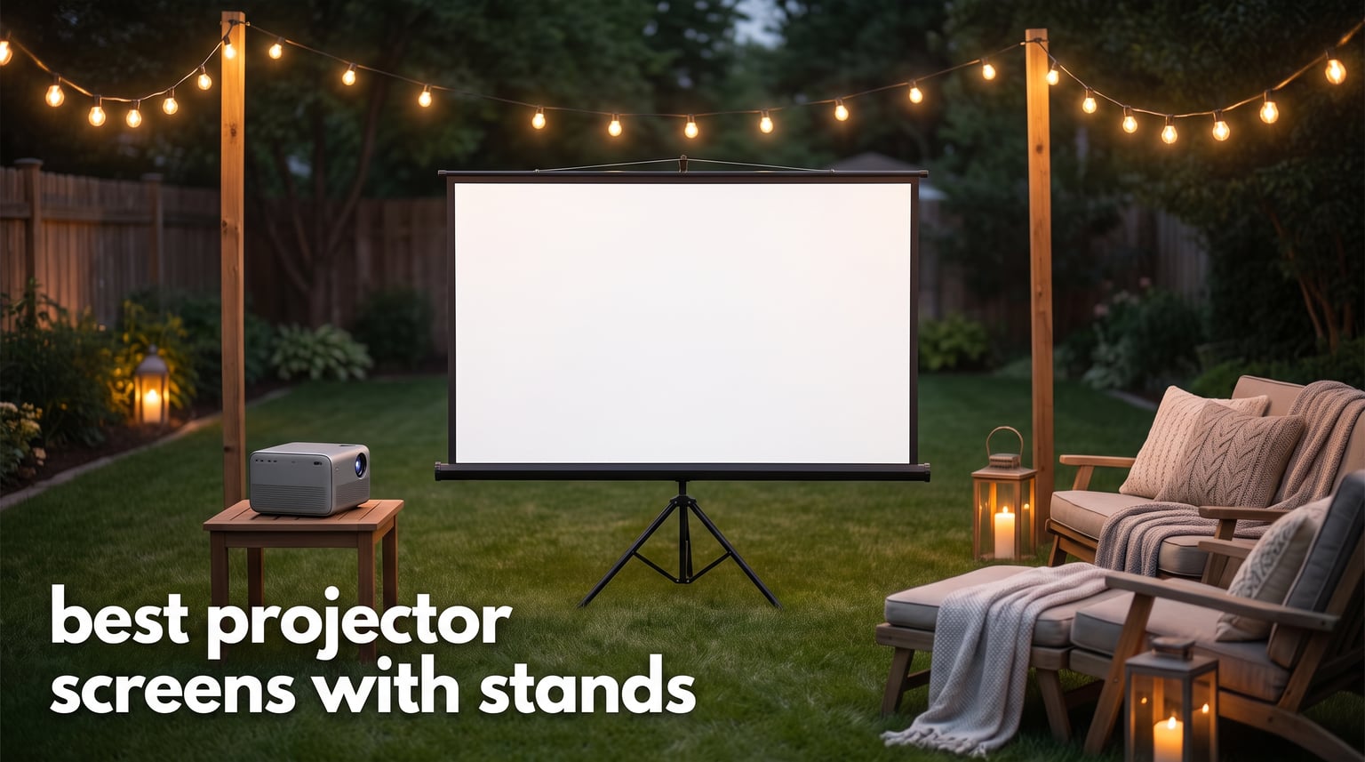 best projector screens with stands