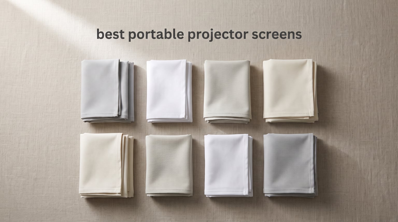 best portable projector screens
