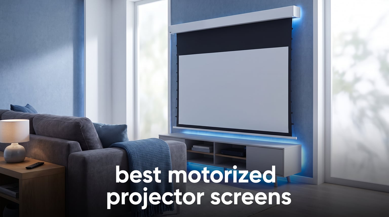 best motorized projector screens