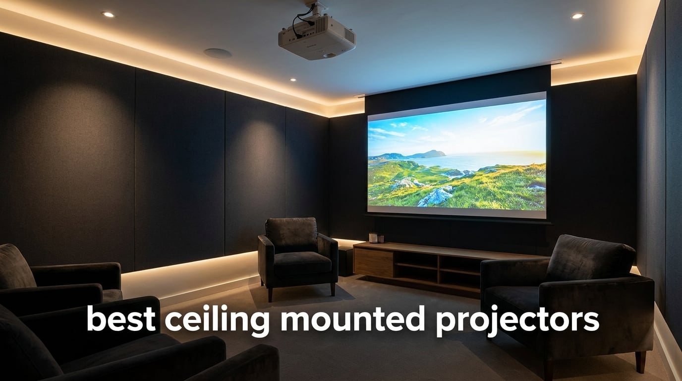 best ceiling mounted projectors