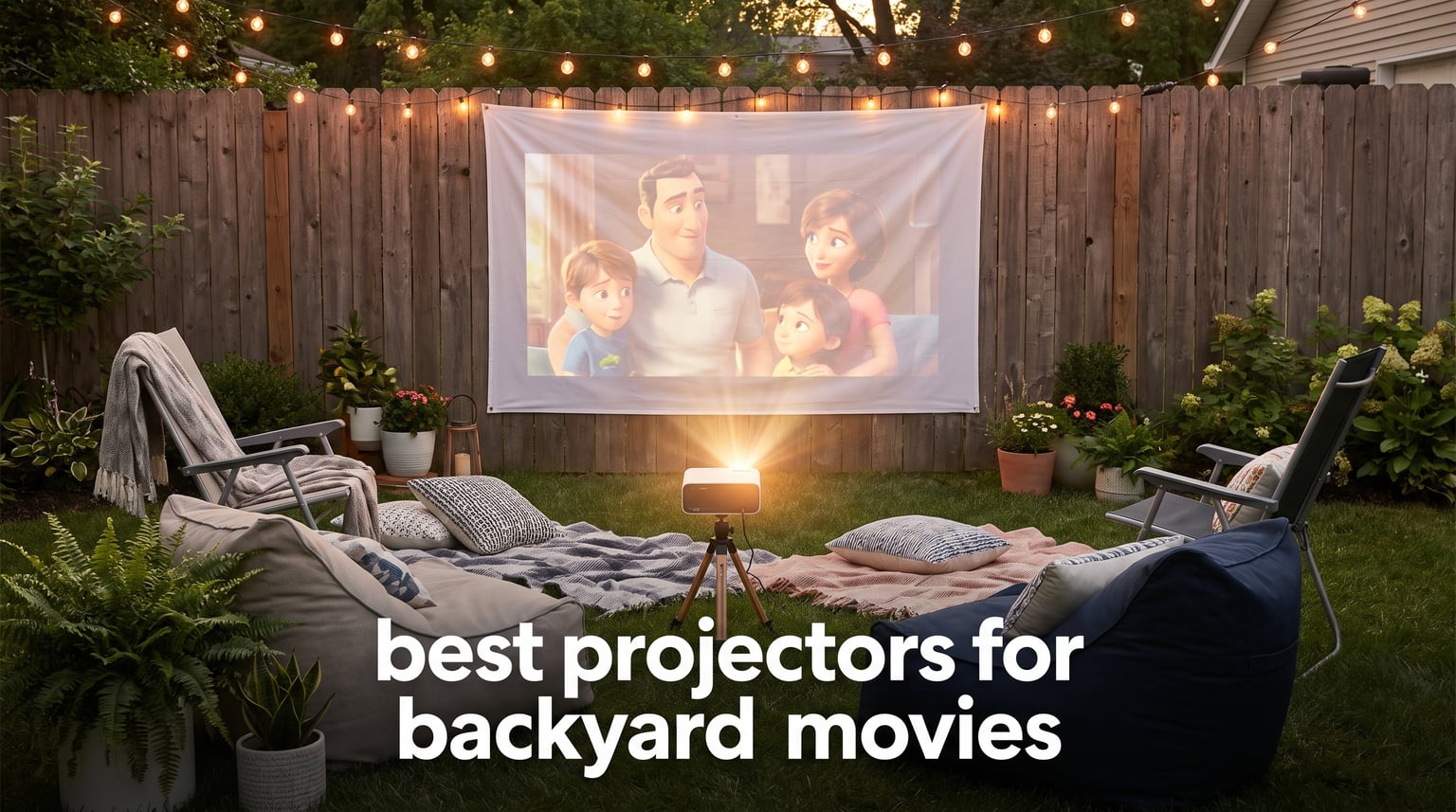 best projectors for backyard movies