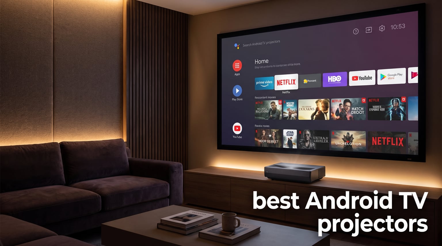 best Android TV projectors